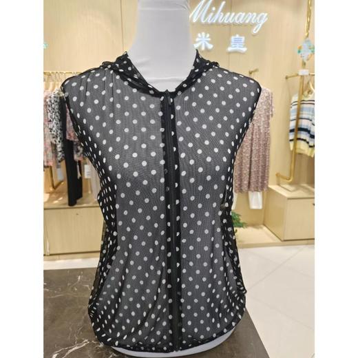 【520专享】3楼米皇桑蚕丝带帽上衣 商品图0