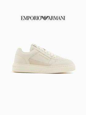 E ARMANI 休闲鞋女  X3X211XR101-T847 米白色.【鞋底有膜，试穿小心】