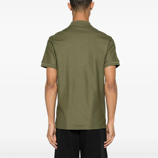 BURBERRY 巴宝莉 男士TB专属标识刺绣棉质短袖 Polo衫 绿色 8083156 A1468 商品图2