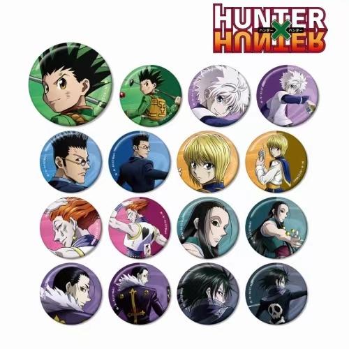 HunterXHunter 全职猎人 吧唧 徽章 全16种 16包/盒 谷子 商品图0