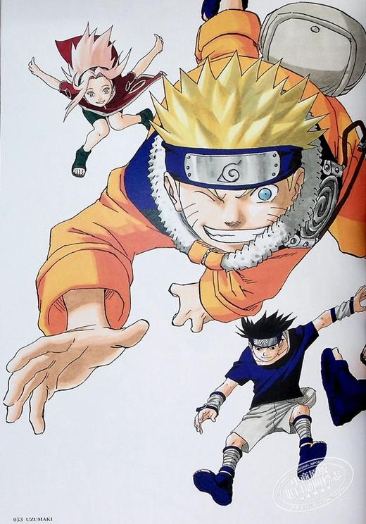 【中商原版】画集 UZUMAKI 岸本齐史画集 火影忍者首本画集 NARUTO 集英社 漩涡鸣人 宇智波佐助 日文原版画集 商品图10