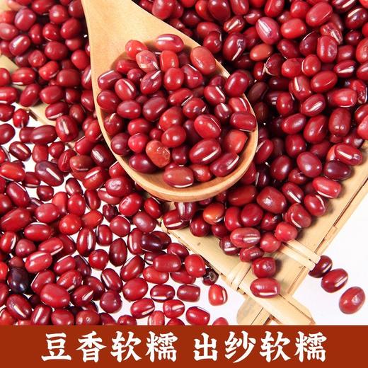 【豆香软糯！红小豆1500g更值】手工精选，颗粒鲜亮饱满，口感沙面，好煮易烂！红豆出沙红豆沙馅料奶茶水果捞原料 商品图2