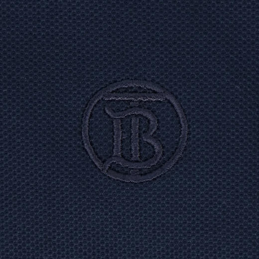 【二】BURBERRY 巴宝莉 男士TB专属标识刺绣棉质短袖 Polo 衫 蓝色 8084019 B1488 商品图3
