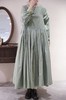 MAKU textiles｜棉质背带裙连衣裙(浅蓝/绿格纹) 商品缩略图2