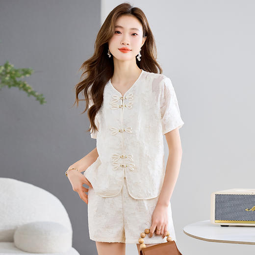 时尚气质，纯色两件套HR-ZYF8956-1 商品图1