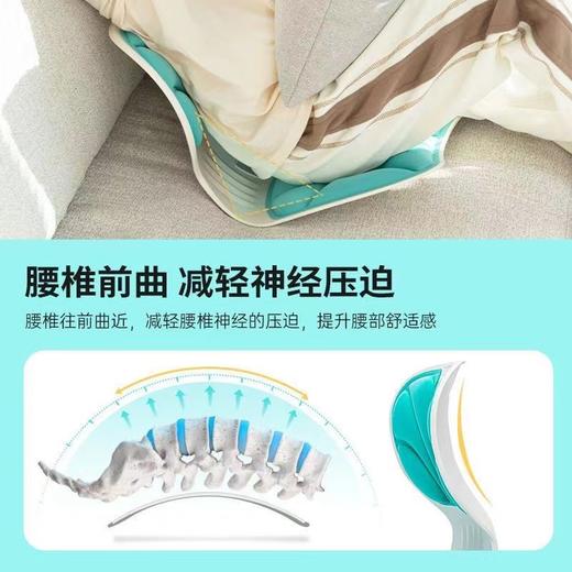 「5色可选！久坐不累」坐垫椅子护腰坐垫 居家日用坐姿椅矫正坐姿学生儿童办公室护腰靠垫 商品图2