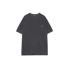 DUSTNATION DUSTBEE EMBROIDERY S/S TEE复古水洗圆领短袖刺绣T恤