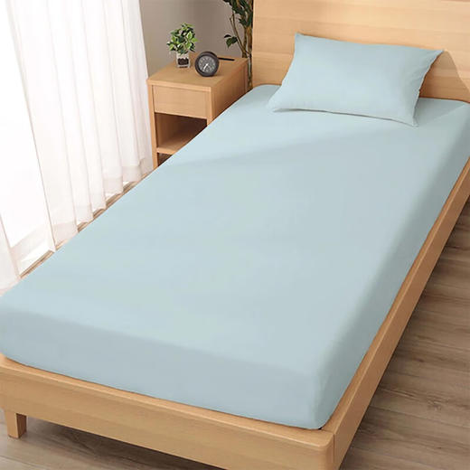 床品 PALETTE 系列 浅粉/浅灰/浅蓝   床单/床笠 单人/双人/特大双人 商品图0
