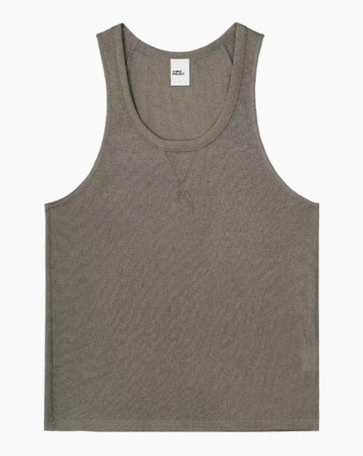 Simple Project/Y24105/针织弹力宽松基础款无袖打底背心 商品图5