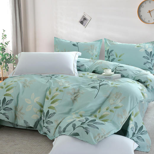 【紫韵家纺】紫韵 “晨慕”全棉斜纹四件套 ZY-TG1660 被套 200*230cm 商品图2