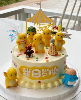 可爱奶龙公仔 奶油定制款 