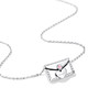 ZEGL设计师925银小情书系列告白信封项链女款2024高级感锁骨颈链 商品缩略图1