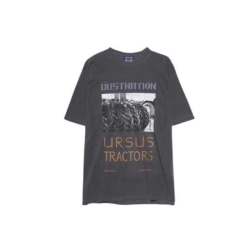 DUSTNATION TRACTORS S/S TEE 复古水洗圆领短袖印花T恤 商品图3