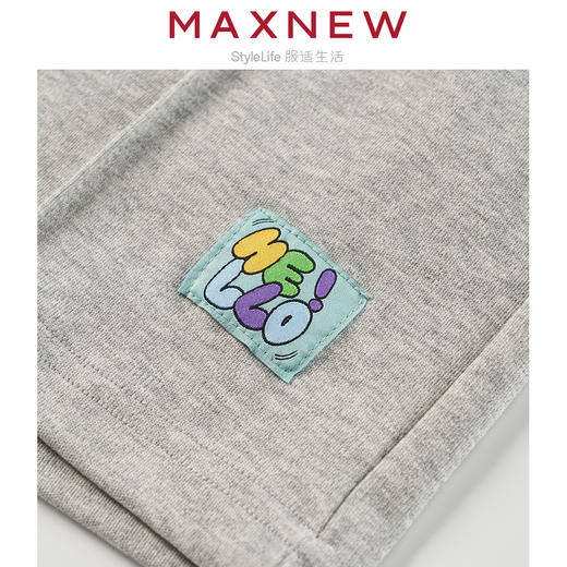 【短裤】童装舒适棉感立体分割时尚五分裤 1N2354103 商品图3