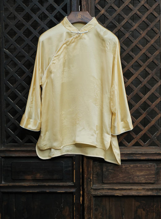 瑕疵|STJINGx凯喜雅x故宫 |锦簇花下斜襟上衣[特价品] 商品图0