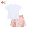贝贝怡童装女童短袖套装马面裙中国风两件套2024夏季新款t恤短裙ZB2DT030 商品缩略图8