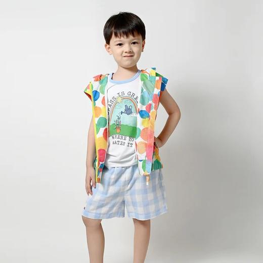 rainbowxoxo 童装彩色波点印花拉链有帽背心外套【该商品不支持用券】 商品图2