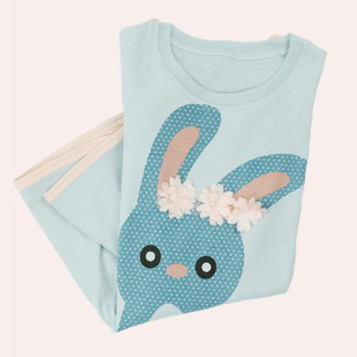 【特价19元/件】儿童家居服公主休闲T恤短裙【FJ8221】 商品图2