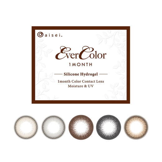 「上海保税仓发货」Evercolor 日本美瞳 硅水凝胶月抛2片装 商品图8