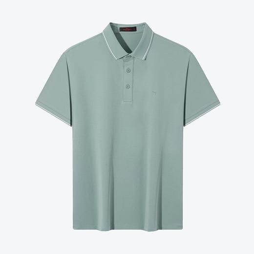 【不变形领】【5A抗菌2A防螨】柒牌男士短袖polo衫夏季新款冰爽棉透气休闲上衣	126T70380 商品图4