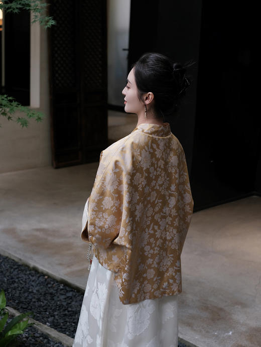 盛唐婧 |双面穿小团龙真丝外套 商品图7