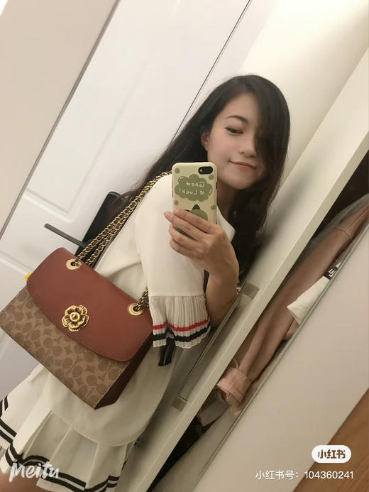 纯原 COACH 蔻驰30585山茶花Parker经典系列链条包 商品图8