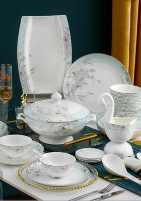 5F隆昌瓷器52头云海骨瓷餐具