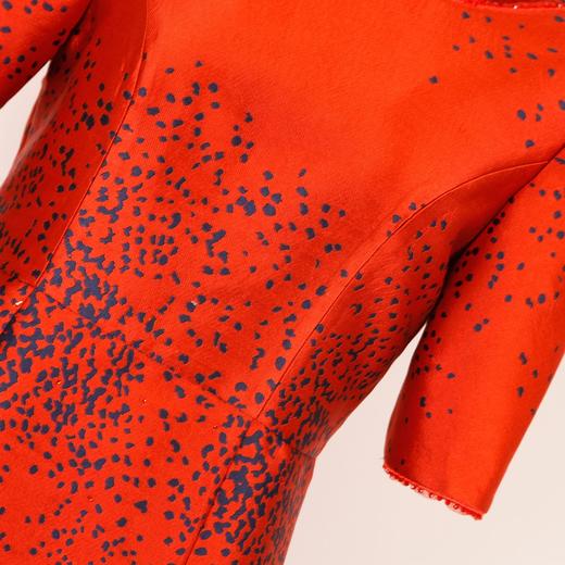 KA8B7斯尔丽瑟俪春秋季新品气质优雅修身版定位提花连衣裙 商品图5