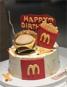 麦当劳系列翻糖定制款