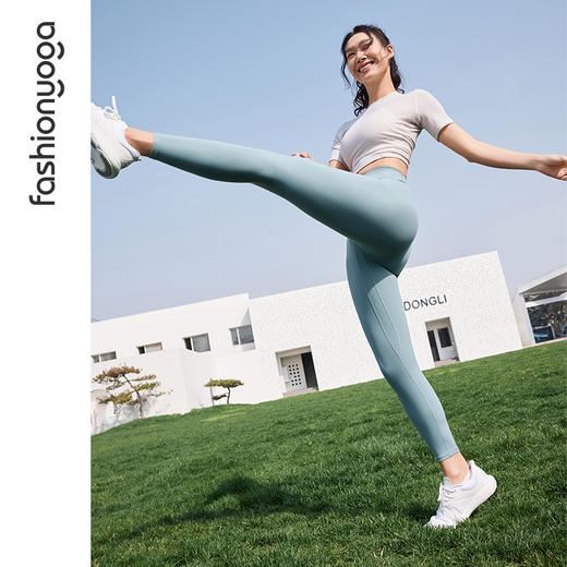 凡圣瑜伽抽褶镂空短袖外搭F14313 商品图13