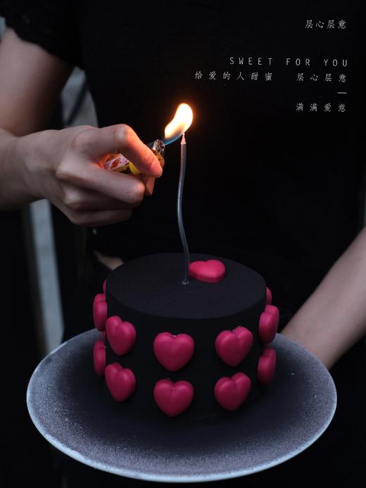 满满爱意（巧克力喷霜奶油蛋糕，常温后会有裂纹） 商品图6