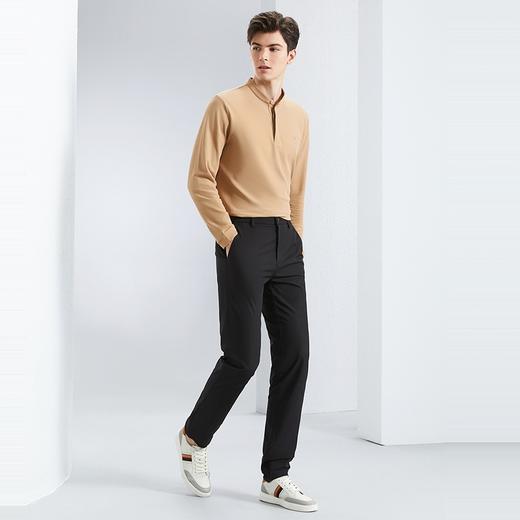 【智能调温】柒牌男装休闲裤男2024春季新款商务轻薄修身直筒长裤	126H70790 商品图3