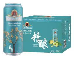 凯撒王精酿桂花白啤500ml*12/箱 商品图0