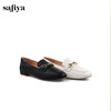 Safiya/索菲娅2024复古金属扣真皮石头纹通勤单鞋 SF41112413 商品缩略图2