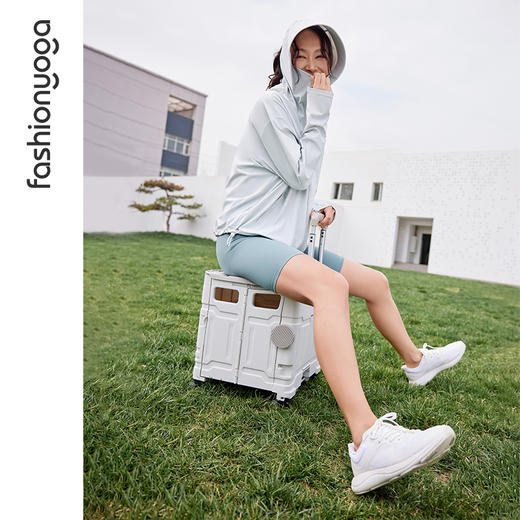 凡圣瑜伽简约宽松防晒外套F14805 商品图8