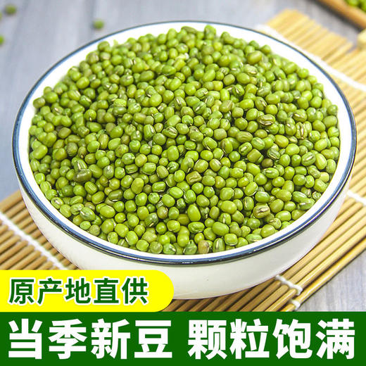 【清凉！农家自种绿豆1500g更值】当季新豆，颗粒饱满，好煮易烂，出沙软糯，明绿豆笨易煮新货五谷杂粮粗粮冰沙未脱皮 商品图3