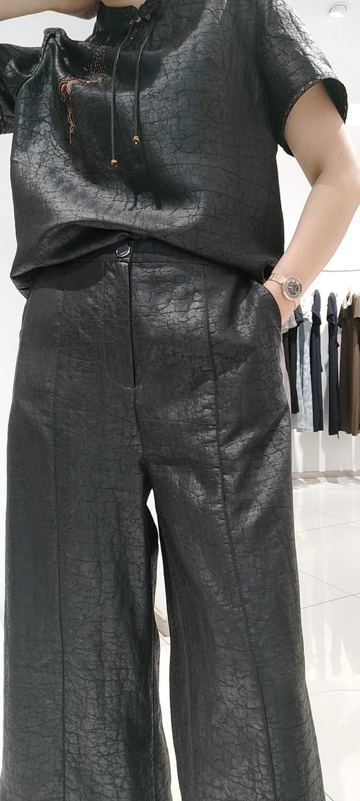 488207香云纱九分阔腿裤 商品图5