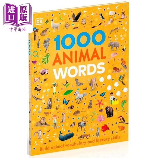 【中商原版】DK 1000个动物词 DK 1000 Animal Words 英文原版 儿童图解词典 单词学习图画书 精装进口童书 5-7岁 语言词汇书 商品图1