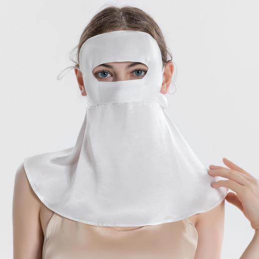 ASNz044真丝防晒面罩女士全脸防紫外线脸罩夏季敏感肌遮脸桑蚕丝口罩批发 商品图3