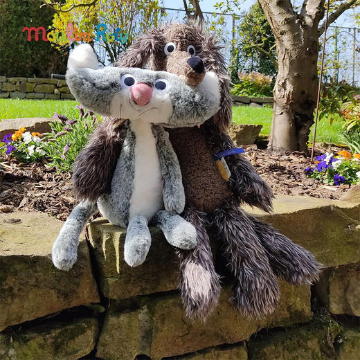 法国 Moulin Roty 玩偶 BBF系列 扁扁猫 高37cm -894021 "Better best friend" 商品图10