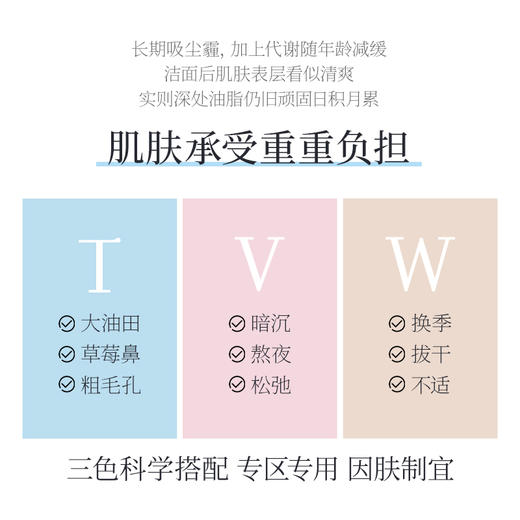 【任选4件打2.5折丨折后9.97元】透蜜 三合一分区清颜净透泥膜48g 一片三效三合一强力吸附毛孔污垢让你告别孔慌 商品图4