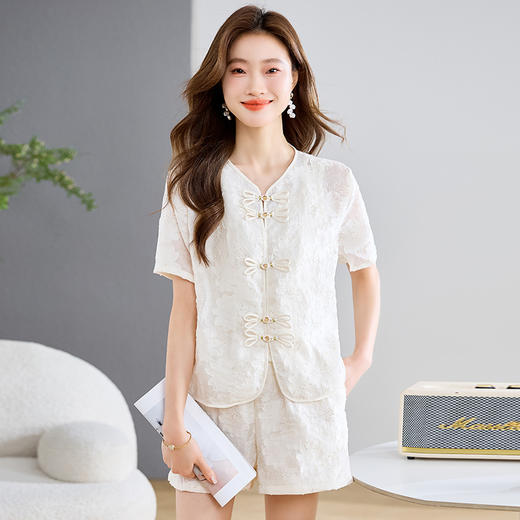 时尚气质，纯色两件套HR-ZYF8956-1 商品图2