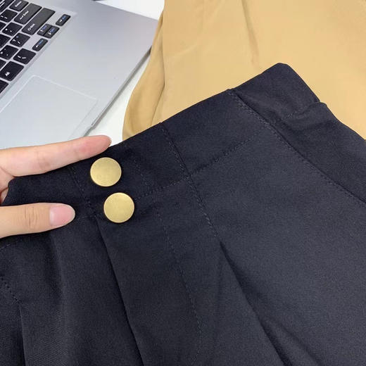 天丝冰感棉休闲萝卜裤 夏季休闲九分裤 轻薄弹力舒适不变形 慵懒随意简洁 日常通勤百搭 商品图3