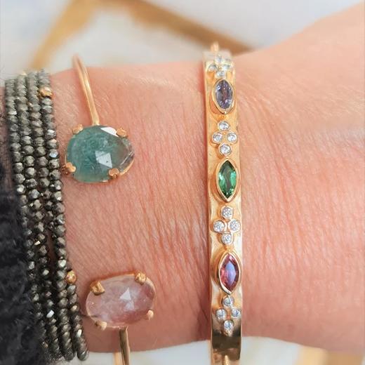 北京仓｜Leticia Ponti-Jonc Marquise-碧玺 手镯［法国设计师］ 商品图3