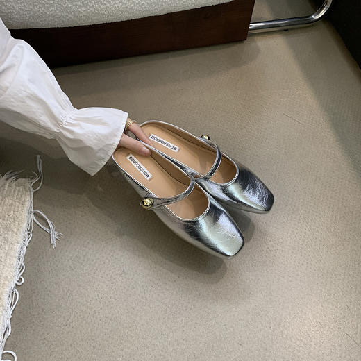 仙女风平底包头半拖鞋女外穿2024春新款孕妇一脚蹬小香风懒人鞋潮_HLY 商品图5