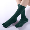 2024新款跨境长筒瑜伽袜五指袜专业保暖小腿袜运动普拉提袜 商品缩略图1