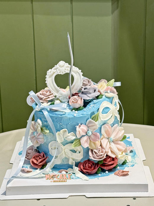 复古刮刀花蛋糕 商品图1