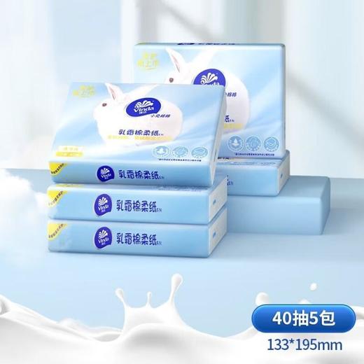 维达小兔棉棉乳霜棉柔纸3层S码40抽/包 商品图0