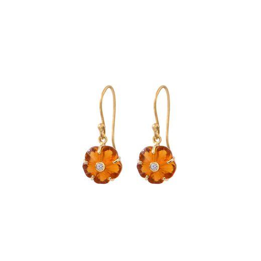 北京仓｜Leticia Ponti- Iris Tiny-黄水晶 耳环［法国设计师］ 商品图0