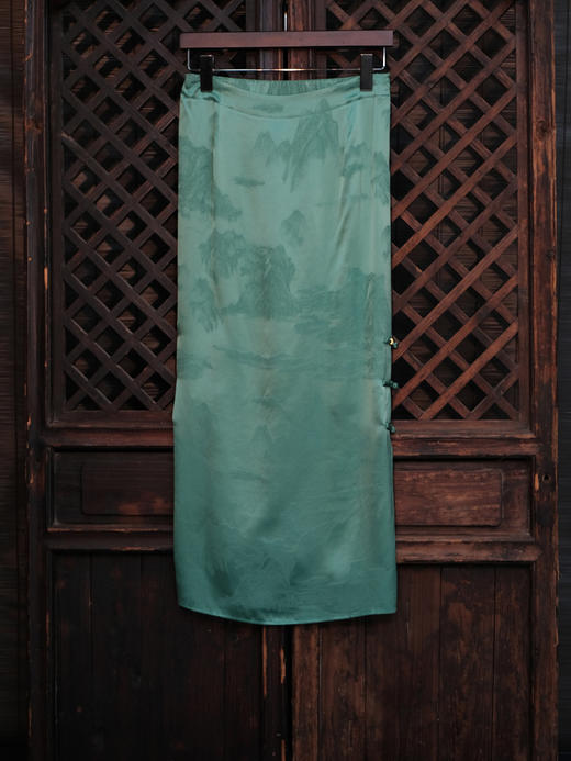 STJINGx凯喜雅x故宫 |千里江山浅浅半裙 商品图0